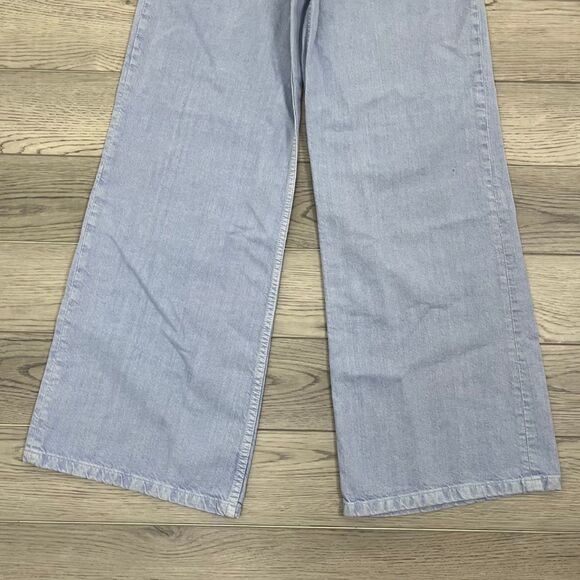 Zara Women's Size 6 The Trute Cotton Loose Fit Flare Wide Leg Denim NEW Jeans - Picture 11 of 17